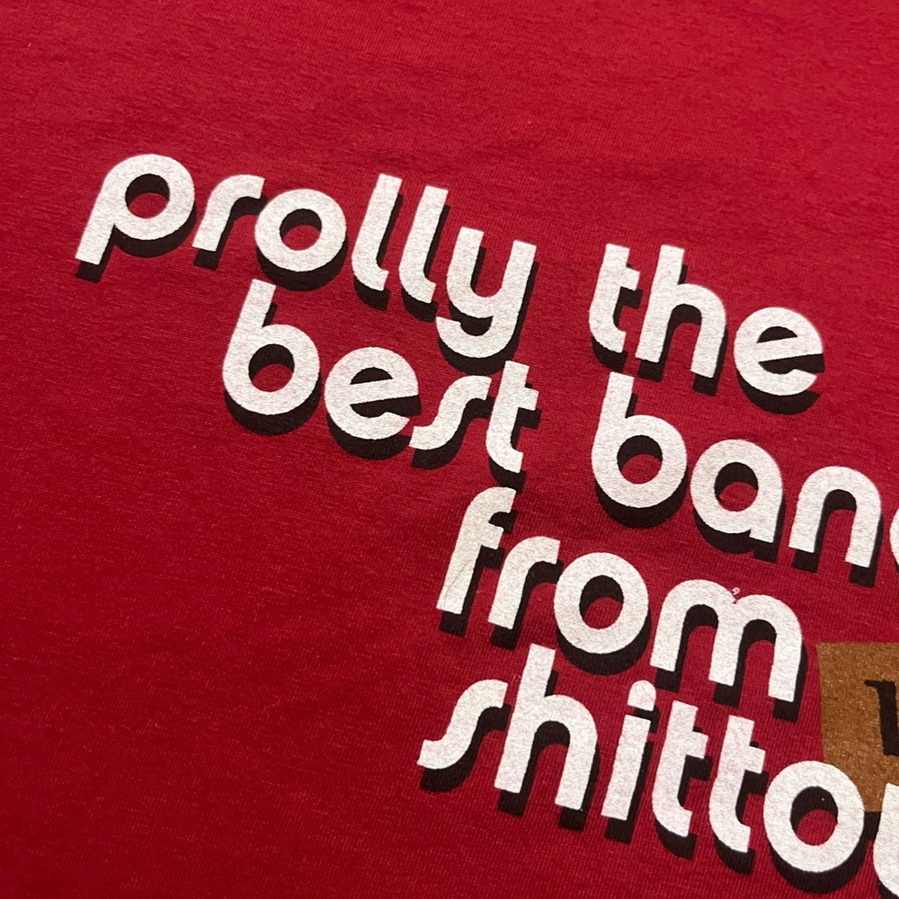 🎸 '06 LIVE Band Ed Kowalczyk Best Band From Shi* Town Weavers York Penn. Red Tee - Picture 9 of 14